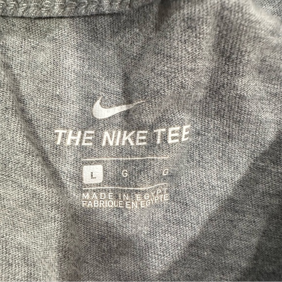 Nike x Team USA Women’s Soccer Gray Cropped T-Shirt W/ Red & Blue Accents Size L - Picture 3 of 6